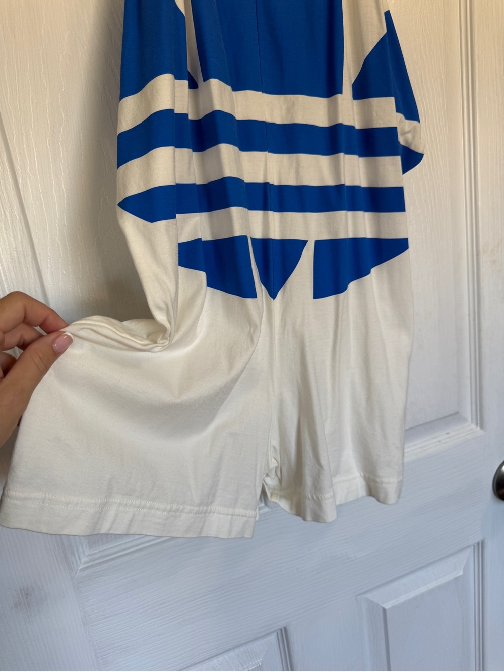ADIDAS Re_Worked Blue + White Romper - Picture 2 of 5